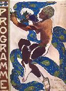 Leon Bakst in the ballet Afternoon of a Faun 1912 oil painting